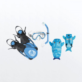 Kit de Mergulho Mares Sea Friends Infantil - Azul