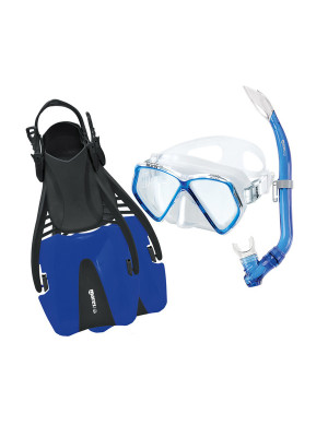 Kit de Mergulho Mares Coral Pirate Infantil - Azul