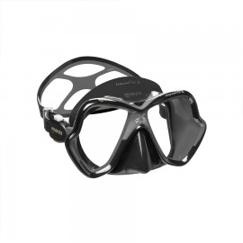 Máscara de Mergulho Mares X-Vision Ultra Liquidskin -Preto e Cinza
