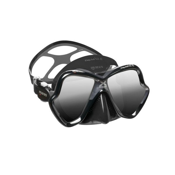 Máscara de Mergulho Mares X-Vision Ultra Liquidskin - Cinza Espelhado