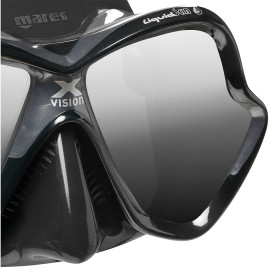 Máscara de Mergulho Mares X-Vision Ultra Liquidskin - Cinza Espelhado