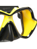 Máscara de Mergulho Mares X-Vision Ultra Liquidskin - Preto e Amarelo