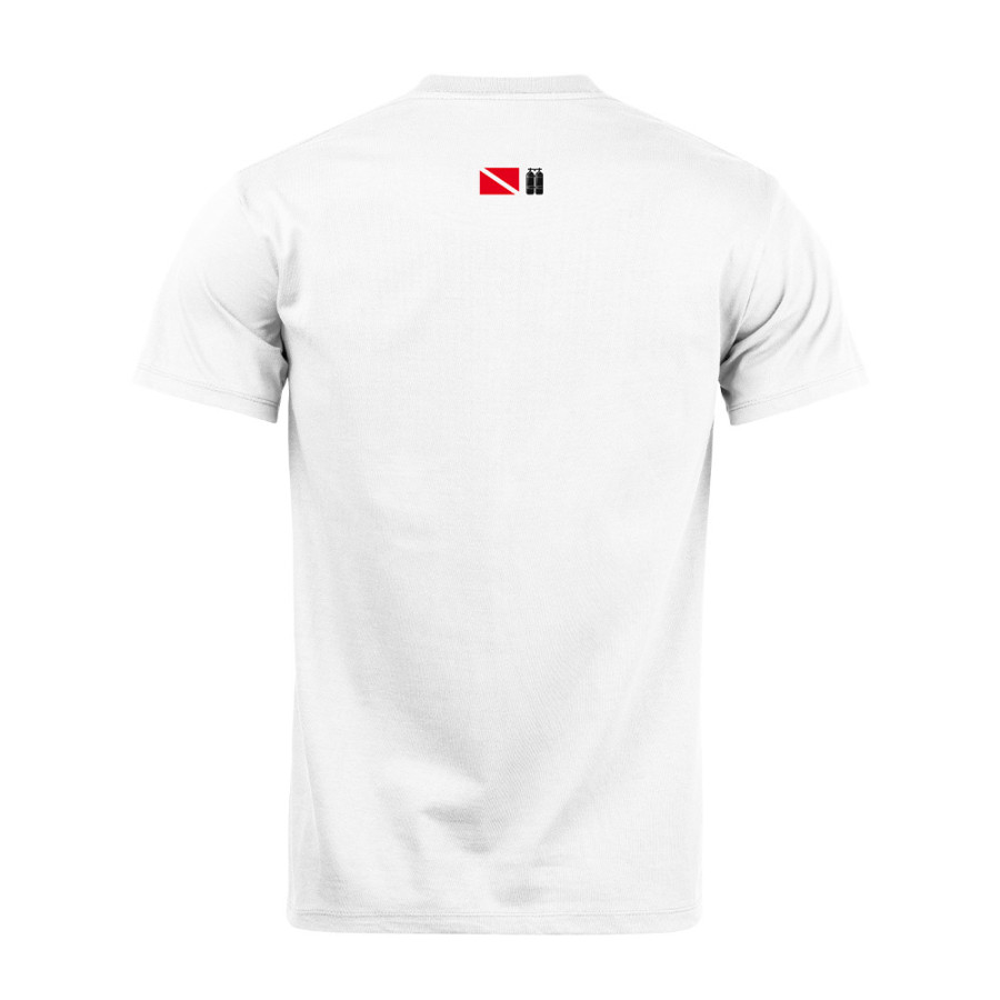 Camiseta T-Shirt  Mares - Branca Mergulho Livre