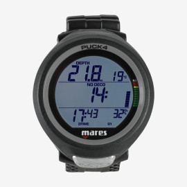 Computador de Mergulho Mares Puck 4 - Preto