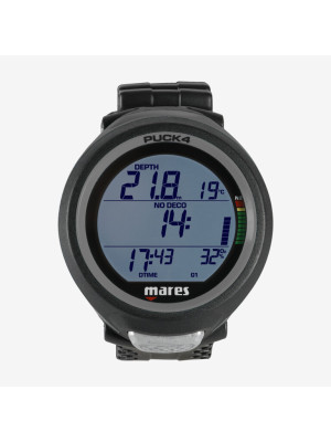 Computador de Mergulho Mares Puck 4 - Preto