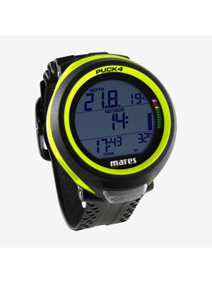 Computador de Mergulho Mares Puck 4 - Amarelo