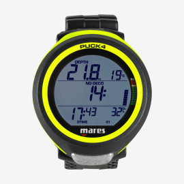 Computador de Mergulho Mares Puck 4 - Amarelo