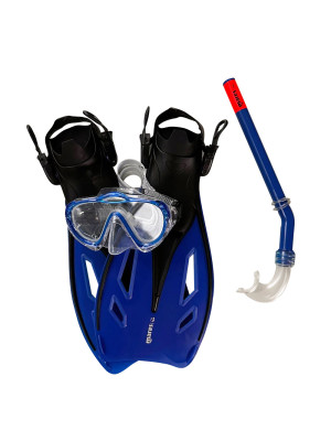 Kit de Mergulho Mares Sharky Jr - Azul