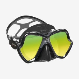 Máscara de Mergulho Mares X-Vision Ultra Liquidskin - Verde Espelhado