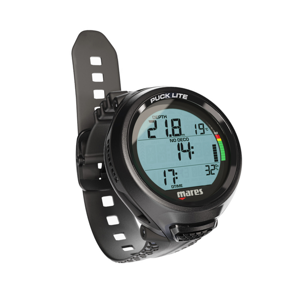 Computador de Mergulho Mares Puck Lite - Preto