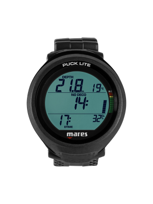 Computador de Mergulho Mares Puck Lite - Preto