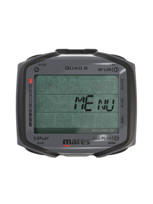 Computador de Mergulho Mares Quad 2 - Preto