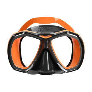 Máscara de Mergulho Mares Force-X Liquidiskin - Laranja