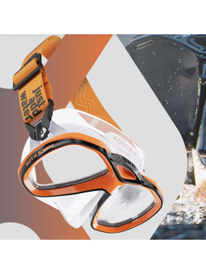 Máscara de Mergulho Mares Force-X Lite - Laranja