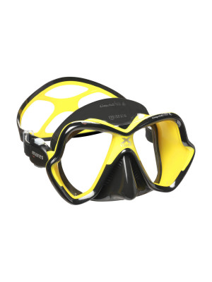Máscara de Mergulho Mares X-Vision Ultra Liquidskin - Preto e Amarelo
