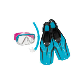 Kit Infantil de Snorkeling Mares Nateeva Keewee - Aqua