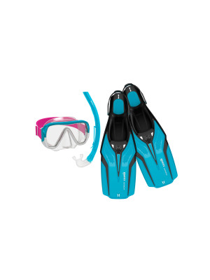 Kit Infantil de Snorkeling Mares Nateeva Keewee - Aqua